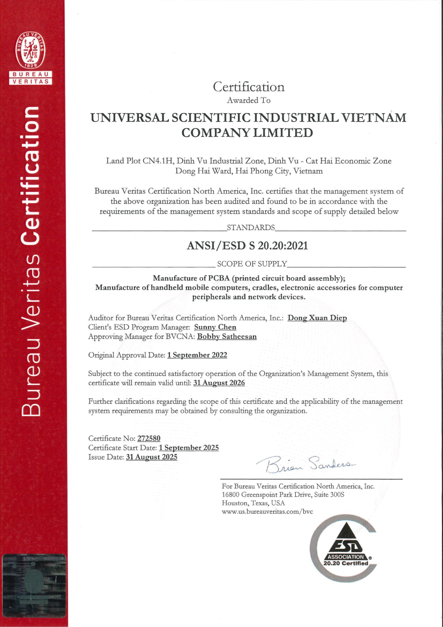 Universal Scientific Industrial